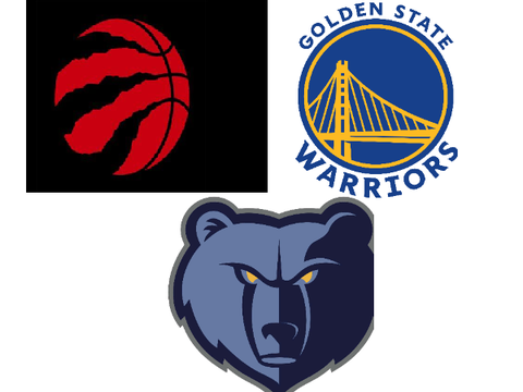 Toronto Raptors or Golden state warriors or Memphis Grizzlies 