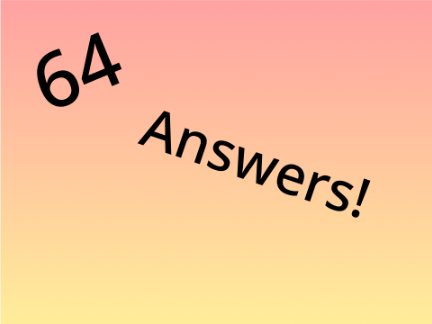 64 random questions! remix