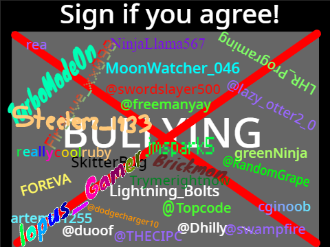 Sign To Stop Bullying! REMIX!!!!!!!! remix remix