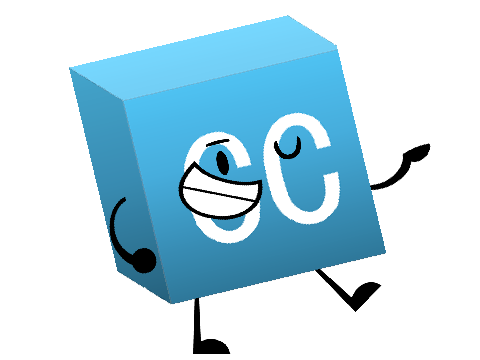 Cyancube BFDI styled pose