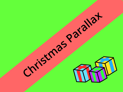 Christmas Parallax with kitten galaxy!!