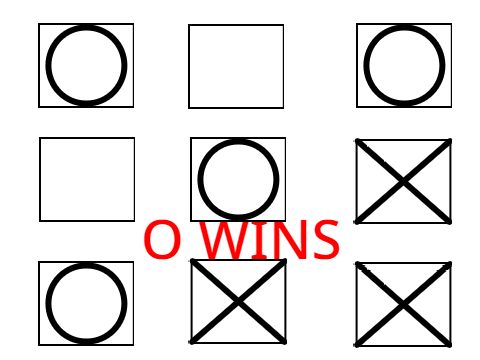 tic tac toe VS. computer LEVEL 100