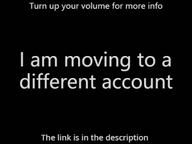 A new account for me!