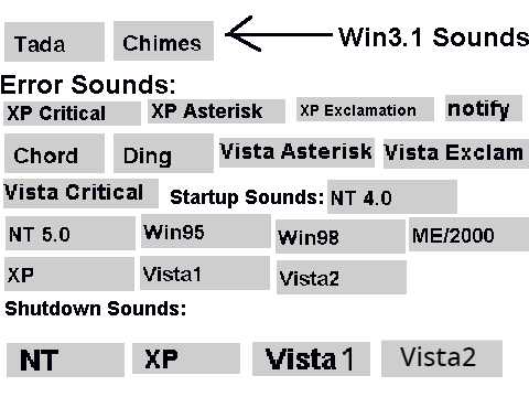 Windows Soundboard correct sounds