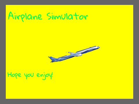 Plane Simulator 