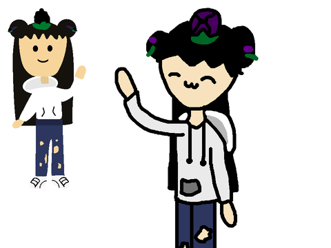 i made audrey's oc in my drawing style