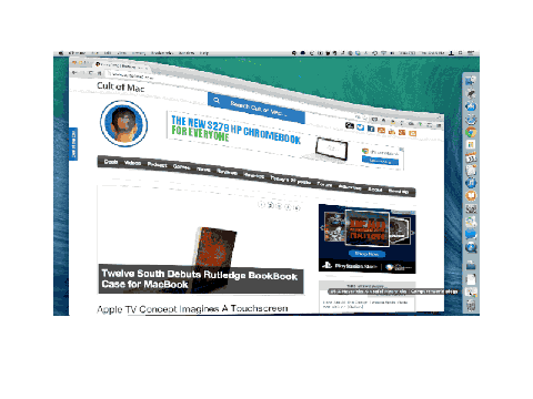 Macbook Desktop Window Minimize In Slow-Mo