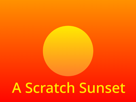 A Scratch Sunset
