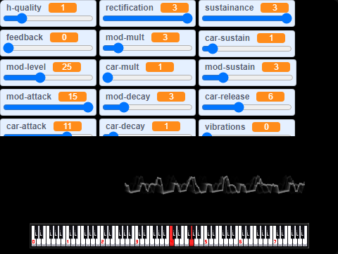 FFT: OPLL FM Synthesis (VRC7's FM audio demonstration)