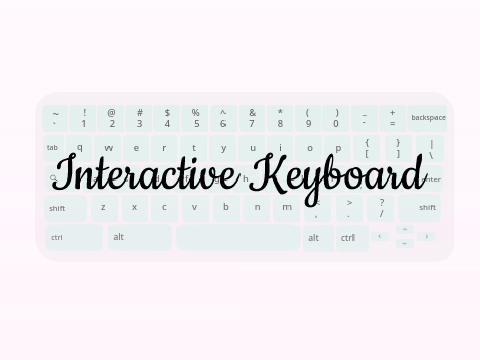 ⌨ | Interactive Keyboard