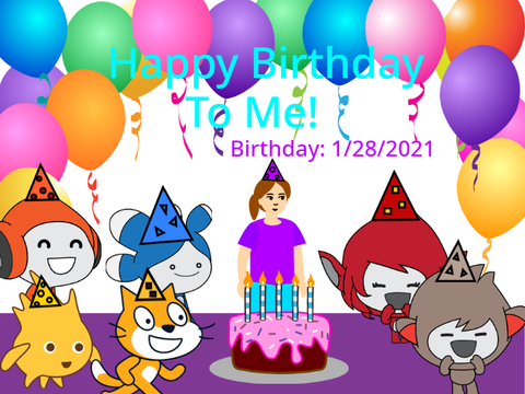 HAPPY BIRTHDAY TO ME!