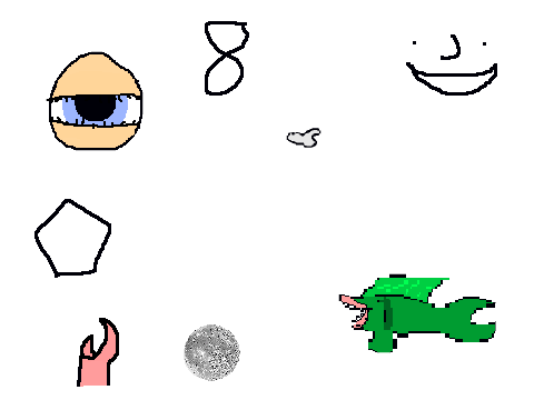 Giant Fish and Blinking Eye