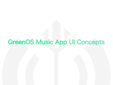 Music App UI Concepts | gOS