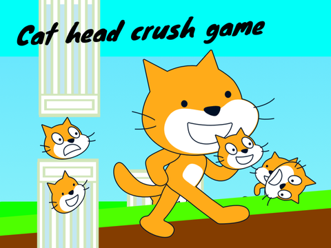 Cat head crush game