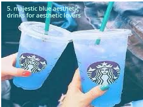 aesthetic drinks