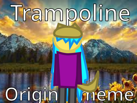 Trampoline || Original meme #art 