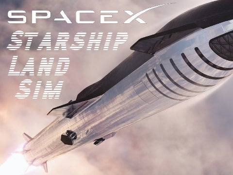 Spacex Starship Land Sim
