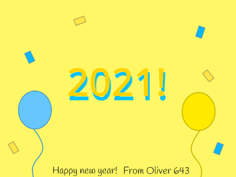 Happy new year 2021!