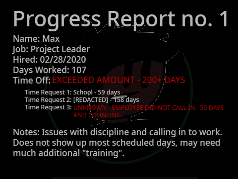 progress report no. 1