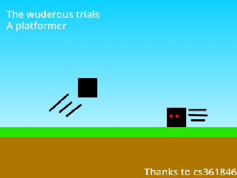 The wunderous trials ~ a platformer