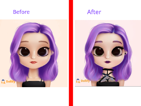 My repaint of a dollify doll