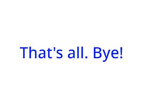 A message I want to tell you guys