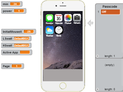 Scratch iPhone simulator WIP