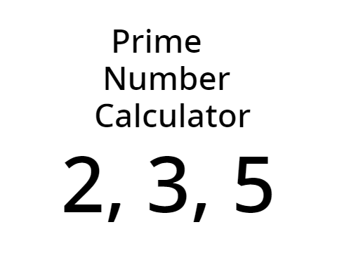 Prime Number Calculator