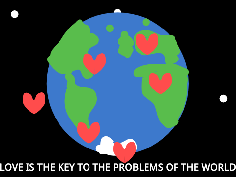 Love is the key to the world