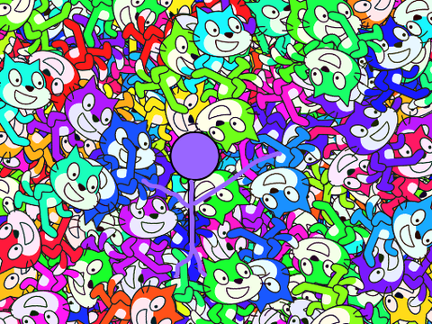 Scratch cat is going nuts!