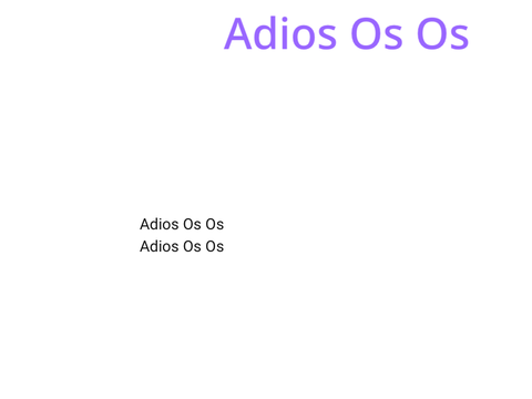 Adios Os Os