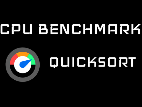 CPU Benchmark | Quicksort | v1.0
