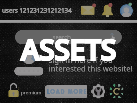 website - vector design assets
