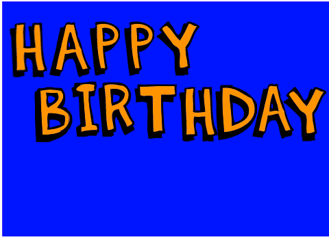 Happy birthday !!!