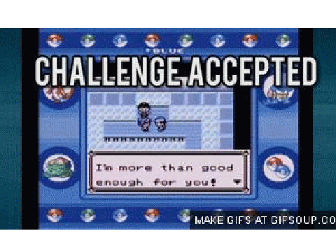 CHALLENGE ACCEPTED
