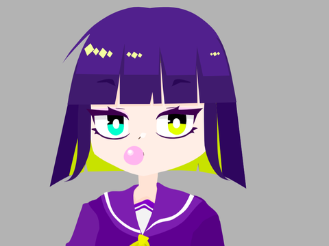 working on a new oc(it's unfinished lol)