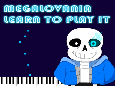 MEGALOVANIA learn to play it EASY! #tutorial #music #animations #animation