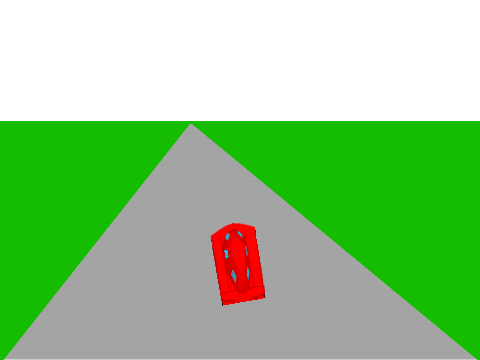 Road curve game