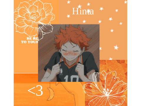 Orange aesthetic Hinata