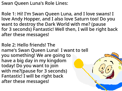 °✯Swan Queen Luna's Role Lines (by CakerParvia)✯°