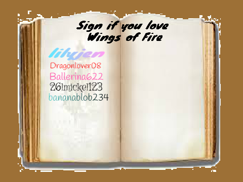 sign if you love Wings of Fire remix remix remix remix