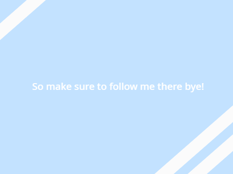 Bye...   Kinda