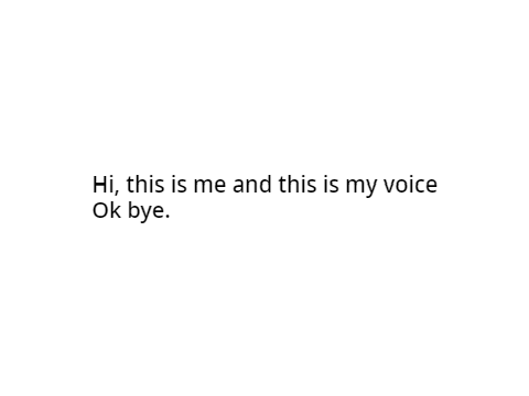 While you're waiting here's a voice reveal.