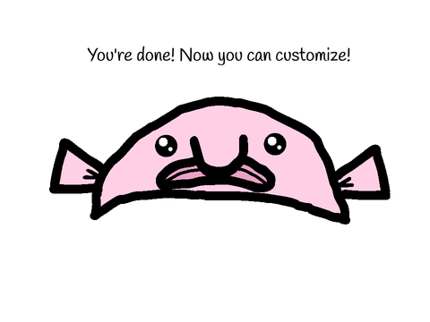 Blobfish tutorial ig