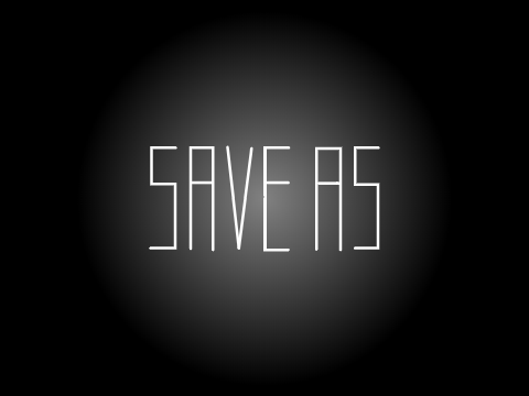 Save As - A Platformer