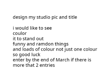 design my studio pic and title