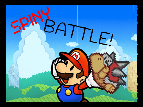 Paper Mario Spiny Battle!