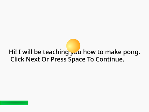 Pong Tutorial