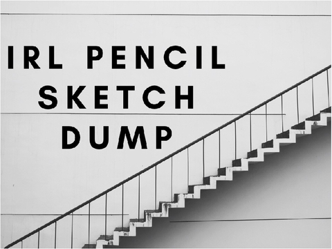 ➝ irl pencil sketch dump ❀