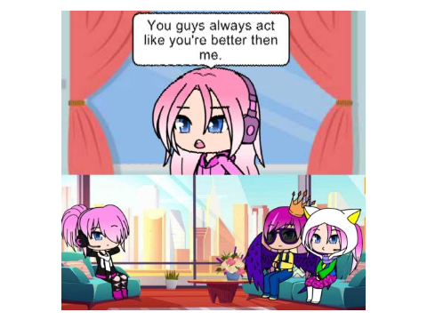 A meme about my oc's